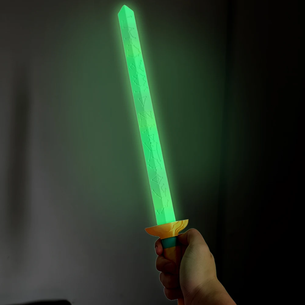 دعامة روممي السيف الطويلة المتوهجة - ملحق مثالي للعب الأدوار لمجموعات الصيادين والبنات والأعبود وإضافة أزياء الهالوين والكرنفال #2