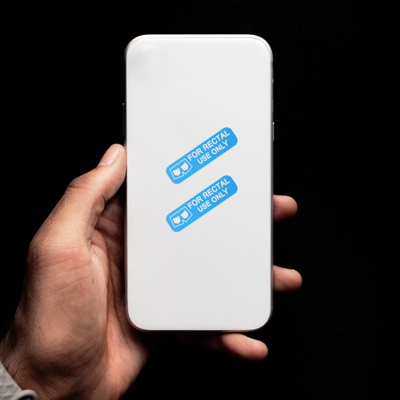 

500pcs 1 Roll Funny Prank Stickers Adhesive Rectal Use Only Small Label Party Decoration Gift For Birthday Halloween Christmas