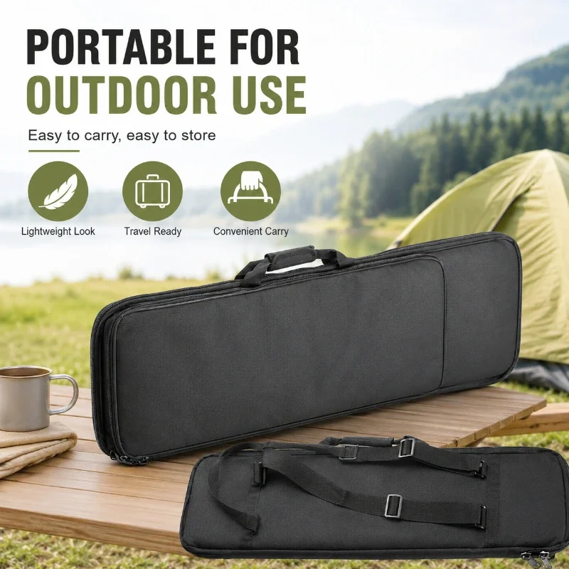 Oxford Fabric Multi-pocket Handbag Lightweight Outdoor Backpack For Tripod Storage