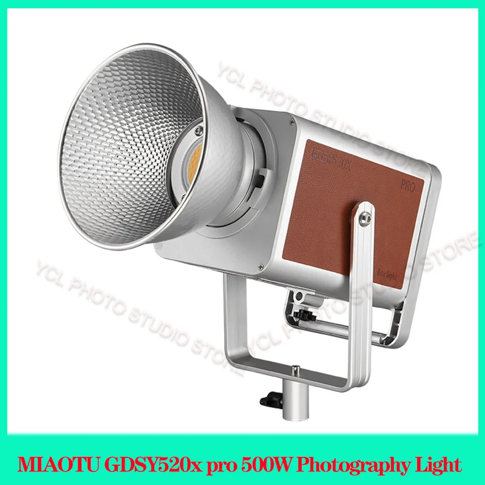 MIAOTU GDSY520x pro Professional Photography Viedo Light 500W 2800K-6500K APP Control COB Video Light For Video Studio Light