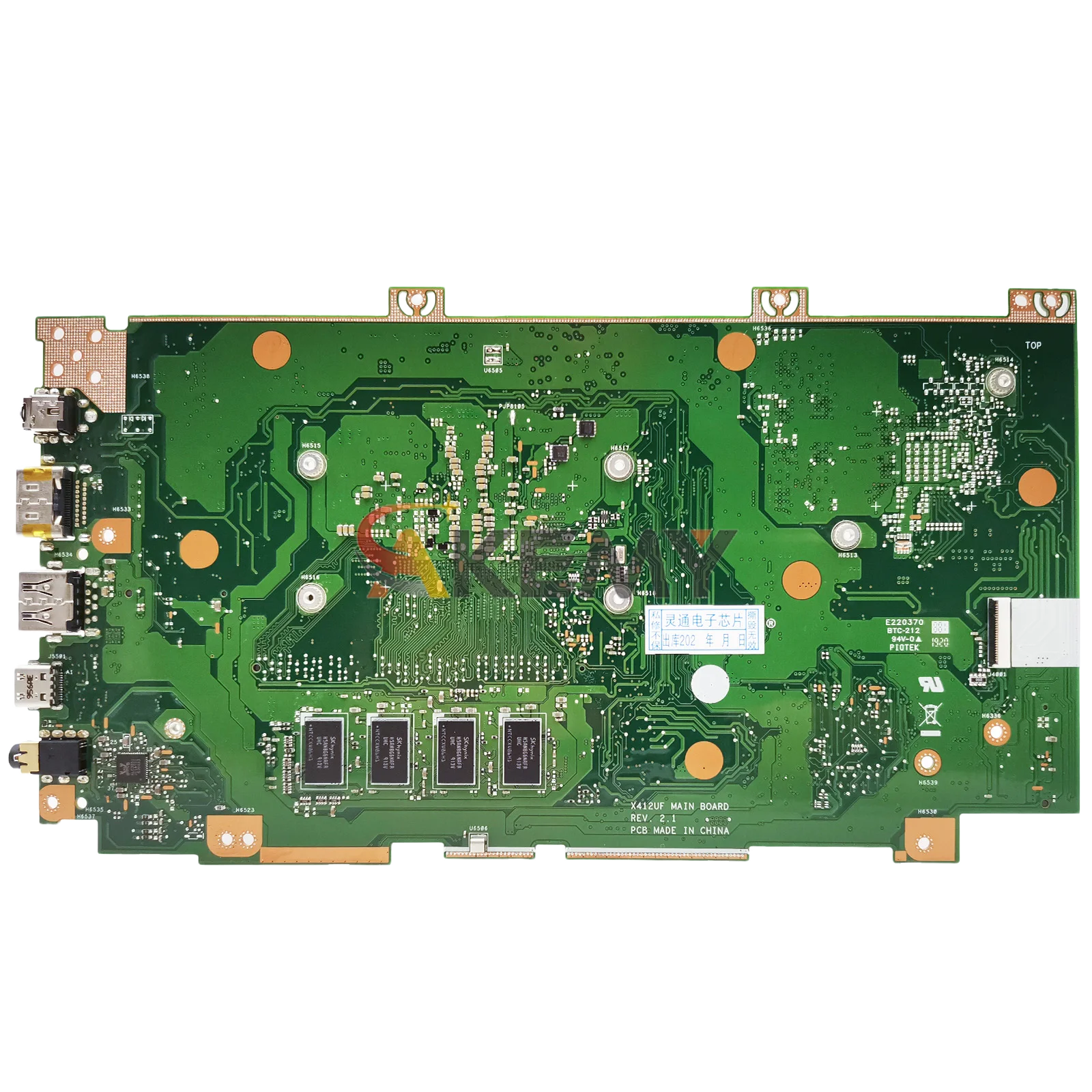 Placa base para ordenador portátil X412UA para ASUS VivoBook X412U X412UA V4000U R424F X412UB X412UF Y4200U con prueba de CPU I3 I5 I7 OK