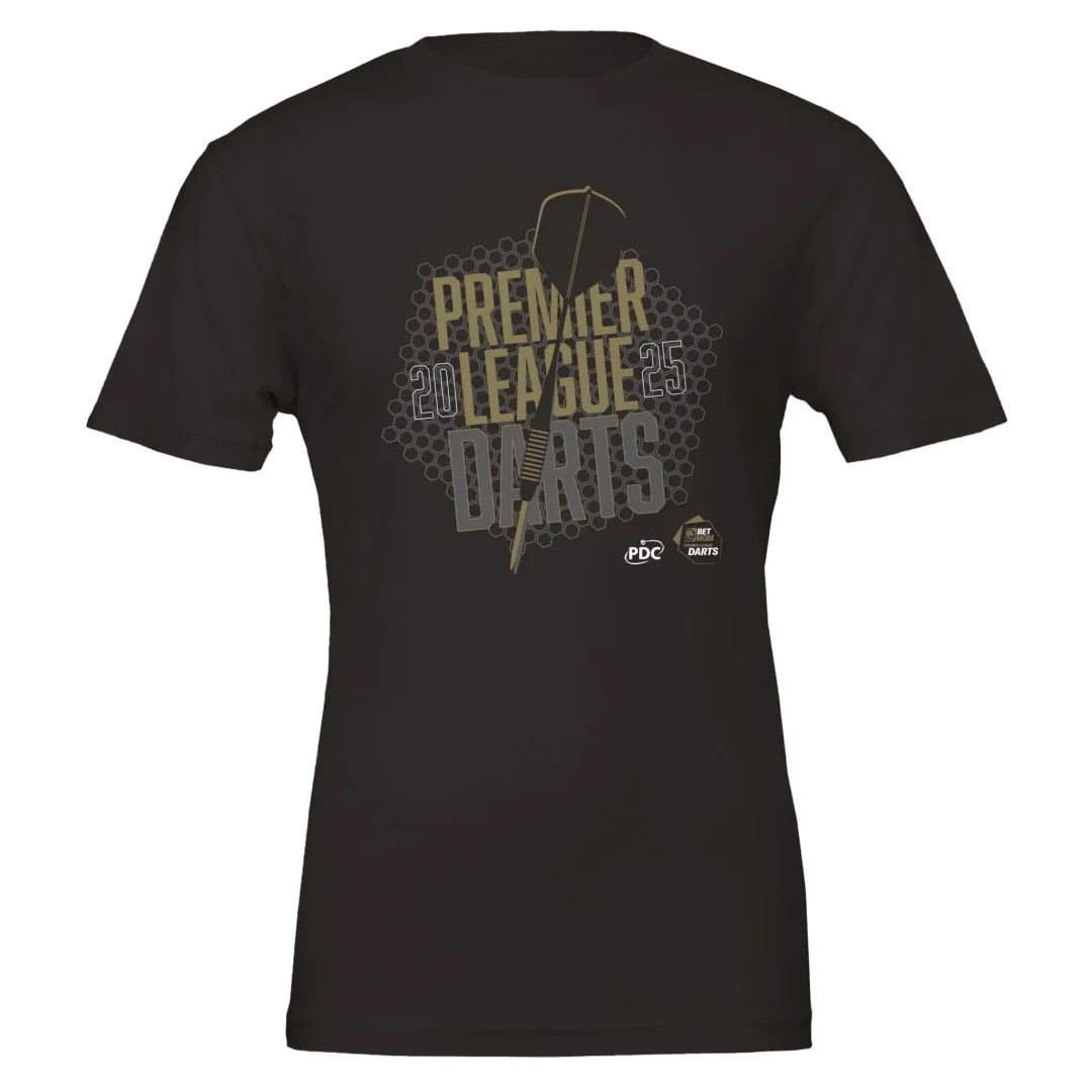 

Premier League Darts 2025 Black T-Shirt Darts enthusiast T-shirt Autumn Sports Pure cotton Men's T-Shirt Kid's Clothing Tee Y2k