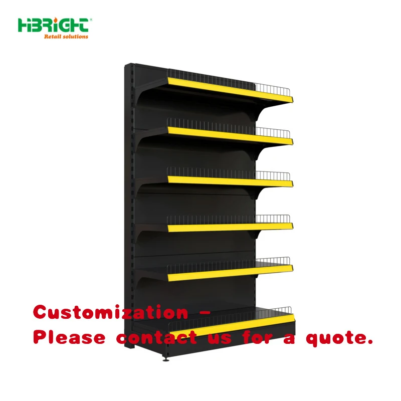 custom.Highbright Integrated Retail Solution: Functional 3D Design & Heavy Duty Store Shelving