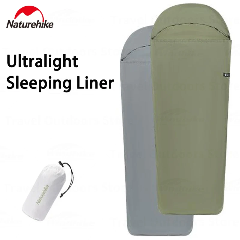 Naturehike 128g Ultralight Sleeping Bag Liner Dustproof Portable Single Size For Travel Camping Hiking Backpacking Outdoor Night