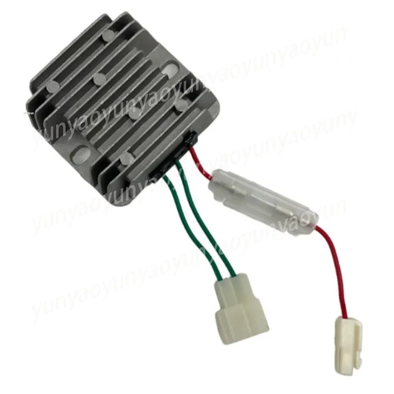 12V Voltage Regulator Rectifier, Charging Control Unit for Generator Micro Tiller, Engine Part