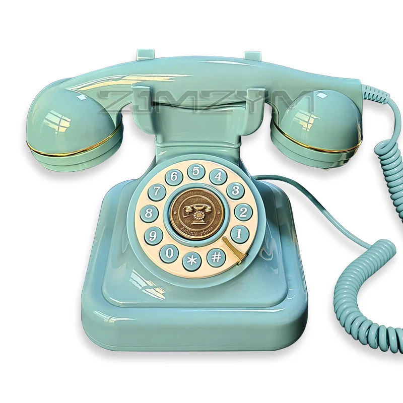 Retro Fixed Wired Landline, Plug-in Telephone For Birthday Party， Telephone Blessing Office Telephone