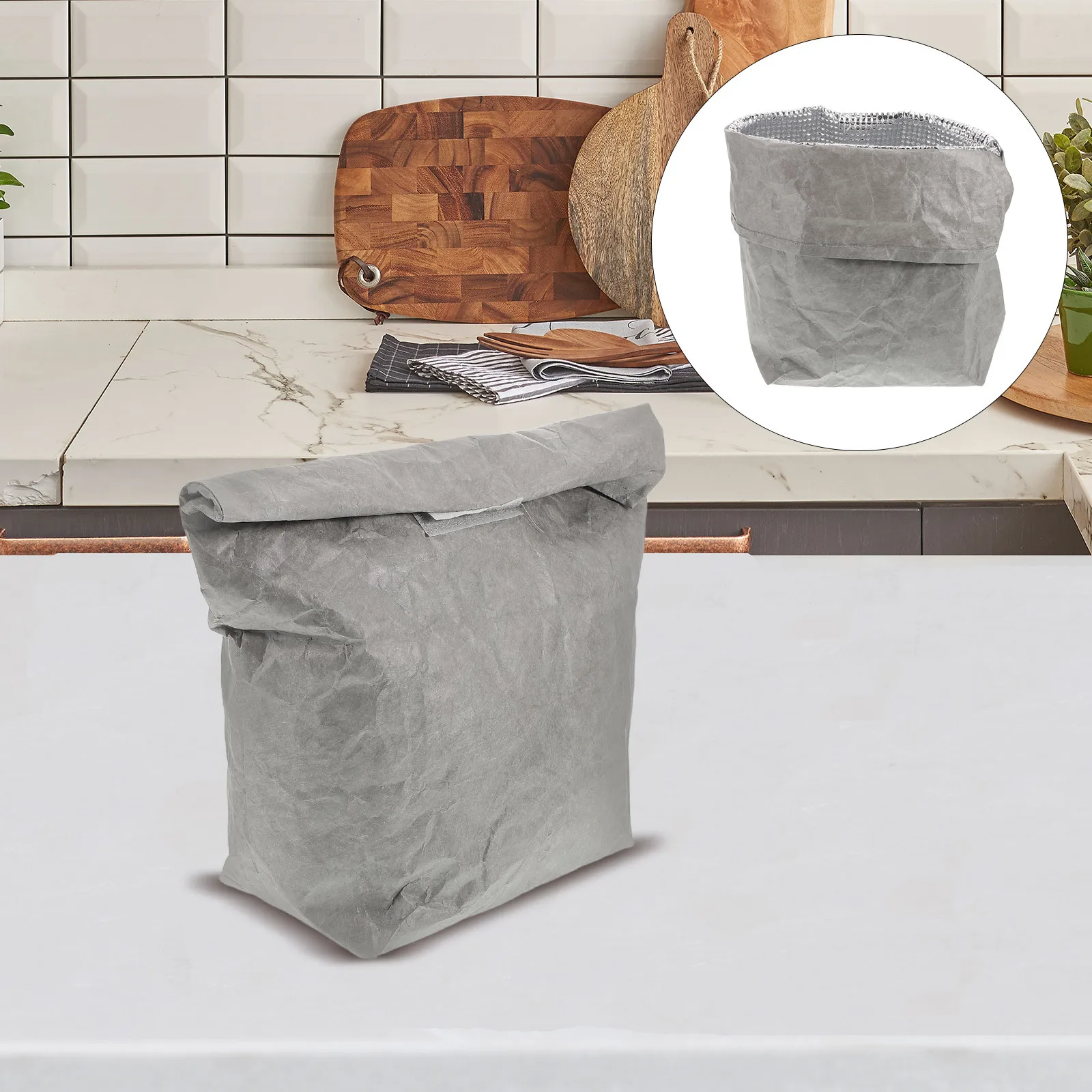 

1pc Aluminum Foil Bento Bag Insulated Portable Foldable Lunch Tote For Work School Picnic Meal Prep Thermal Cooler Bag