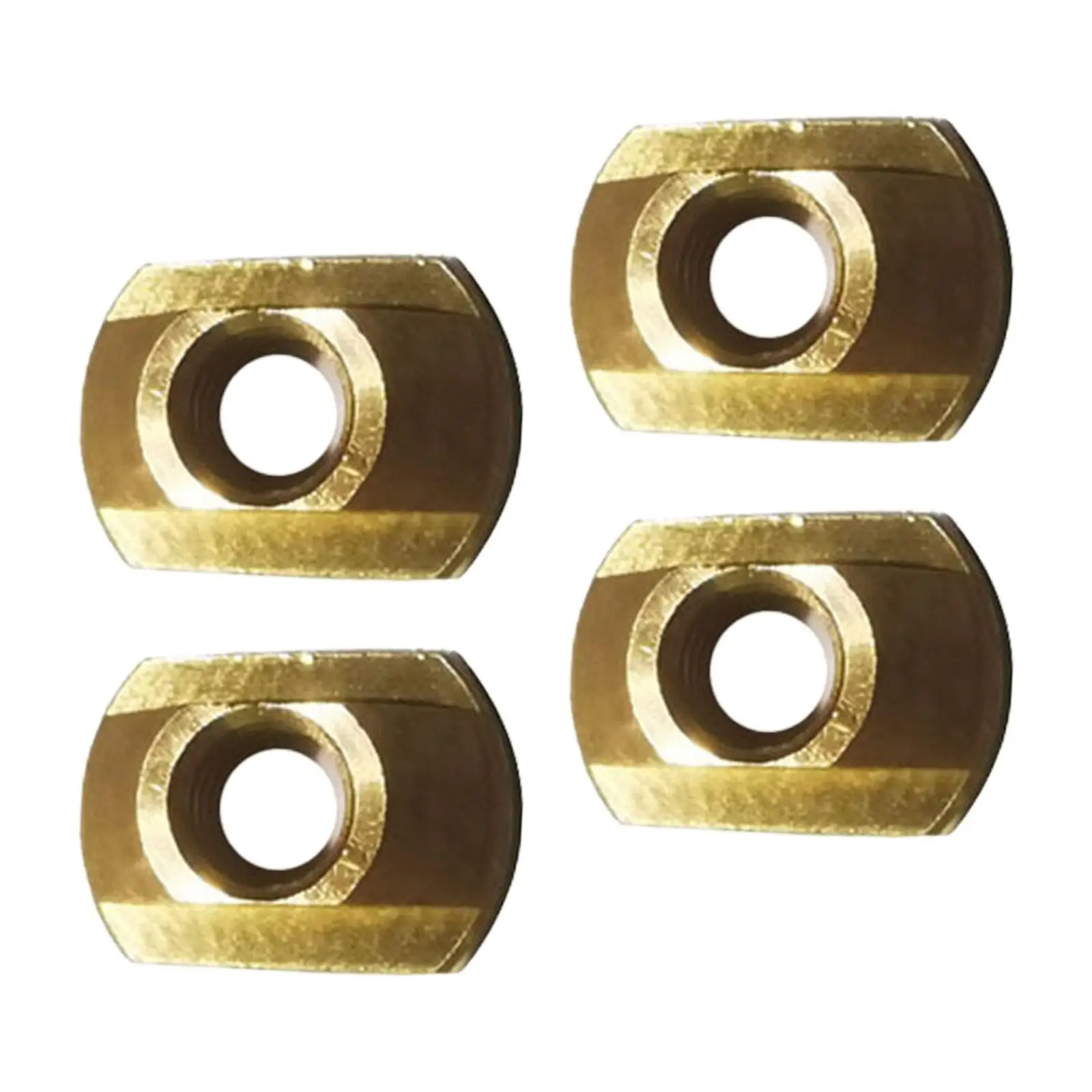 Hydrofoil Mounting Nuts M8 Brass T Nuts Set of 4 Sliding Track Locks Surfboard Screws for All Hydrofoil Boards