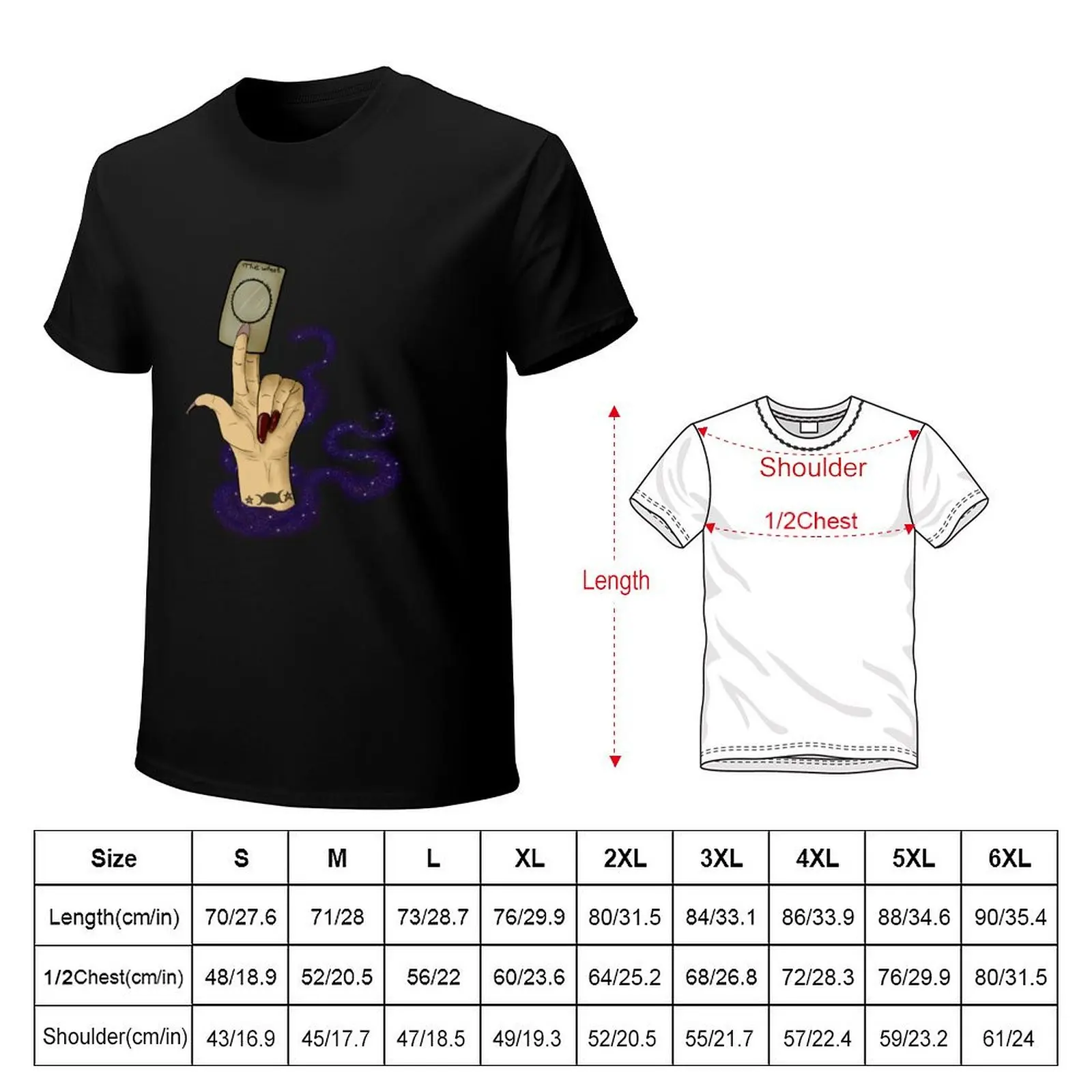 the fortune teller wheel T-Shirt t shirts for man cotton T-Shirt