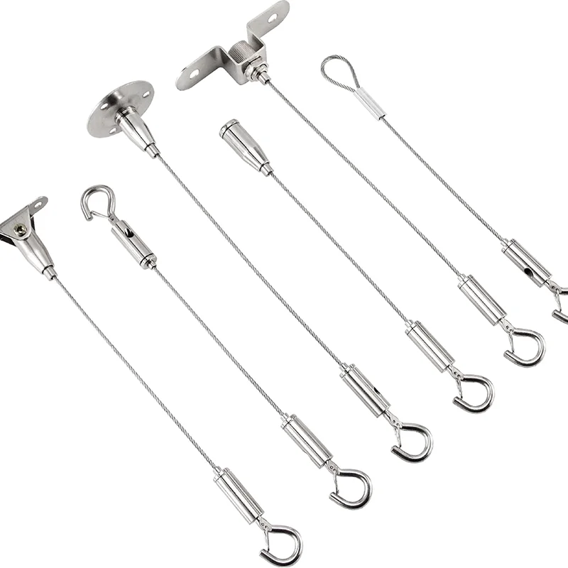 Adjustable Guardrail Lock Lifting Code Spring Hook for Light Panels