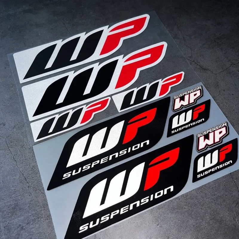 Reflektierende Wp Suspension Aufkleber Motorrad Zubehör Stoßdämpfer Aufkleber Wasserdichte Ornamente Für ktm KONDA SUZUKI KAWASAKI