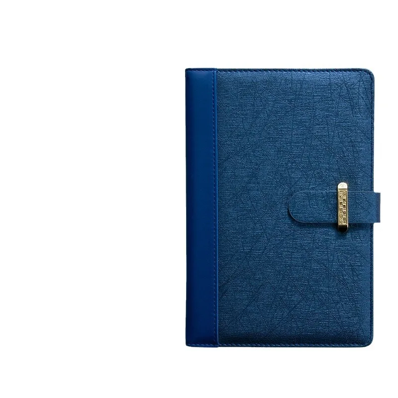 2025 personalizzato.Cuaderno aziendale A5 Diario di cancelleria Quaderno da ufficio con copertina in pelle PU e Gi personalizzato