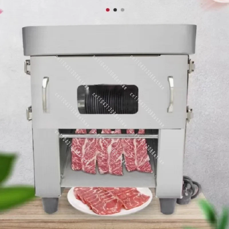 Vegetable Cutter Cabbage Slicer Horizontal Meat Strips Slicing Cutting Machine Automatic Meat Slicer Machine