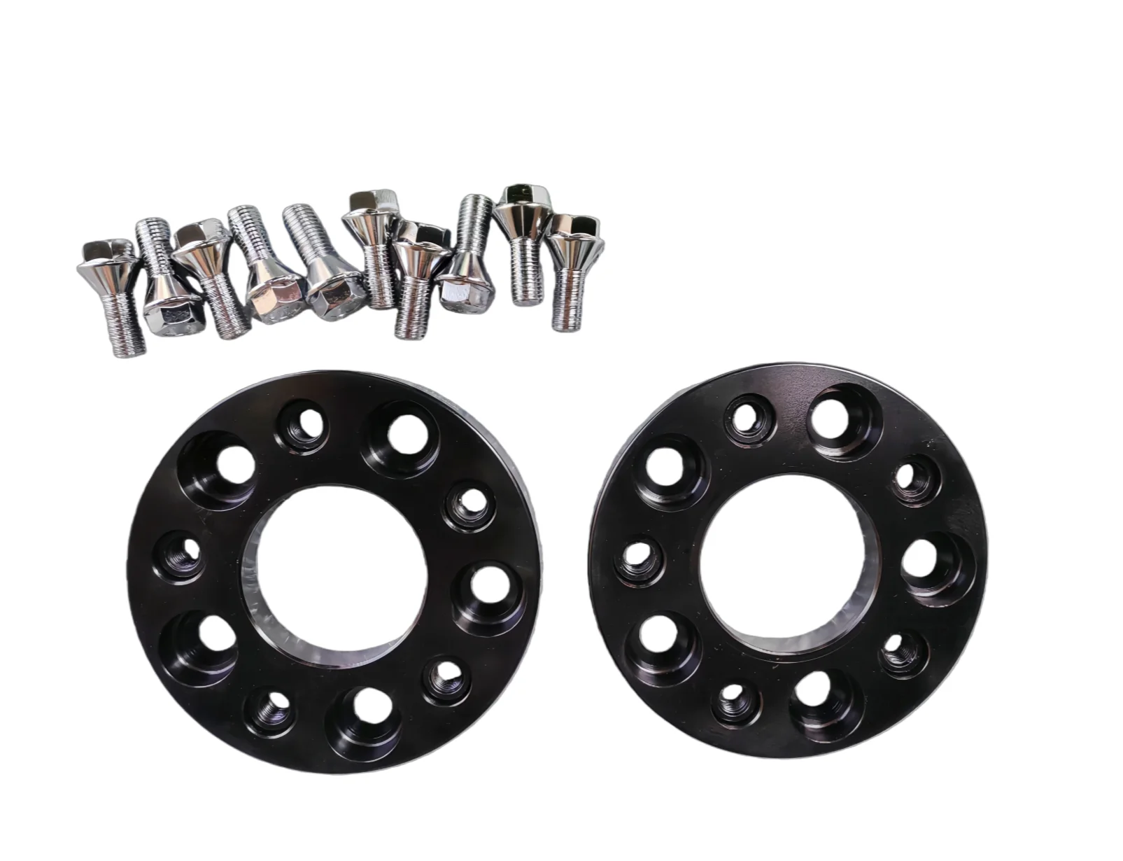 2 pcCar Modification Parts 25MM 1inches 5x112 66.6MM No step +10pcs 15*1.25 cone bolt Wheel Spacer for Mercedes Benz gle 53 2023