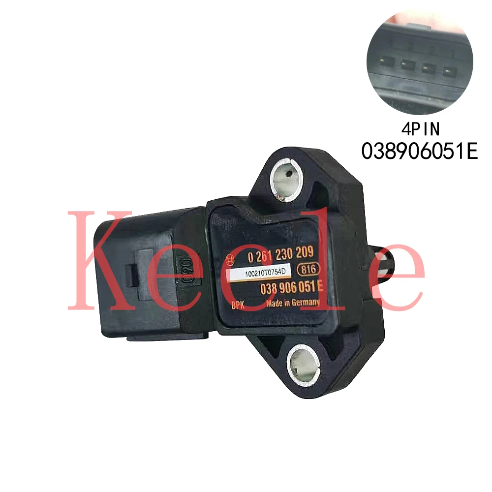 Lntake pressure sensor For VW Multivan Audi A4L A6L Q5 A4 S4 A6 S6 A5 S5 038906051E