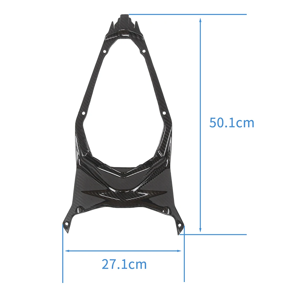 MOTO4U For KAWASAKI ZX25R ZX4R ZX-4RR ZX4RR Ninja 4R 2019-2024 Carbon Motorcycle Rear Passenger Tail Plate Cover Fairing Panel