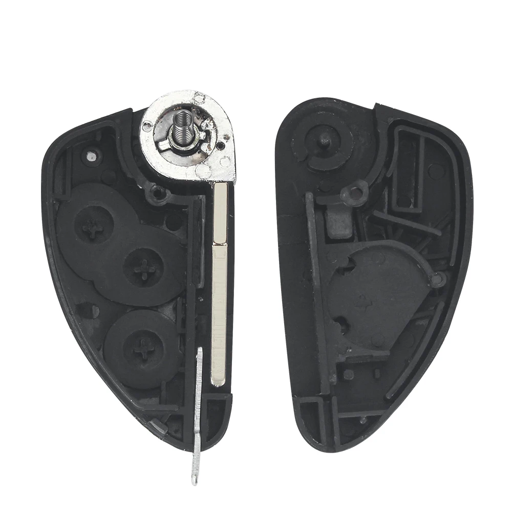 KEYYOU-carcasa para llave de coche, carcasa para mando a distancia sin cortar, hoja SIP22 para Alfa Romeo 147, 156, 166 GT, 2 y 3 botones