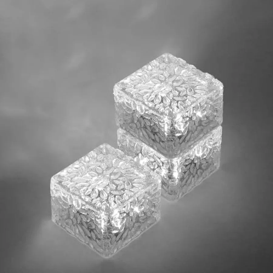 MLKNK Solar Brick Lights-Outdoor Solar Lights for Yard-Solar Brick Landscape Path Light LED Light Brick Garden Decor for Pathwa