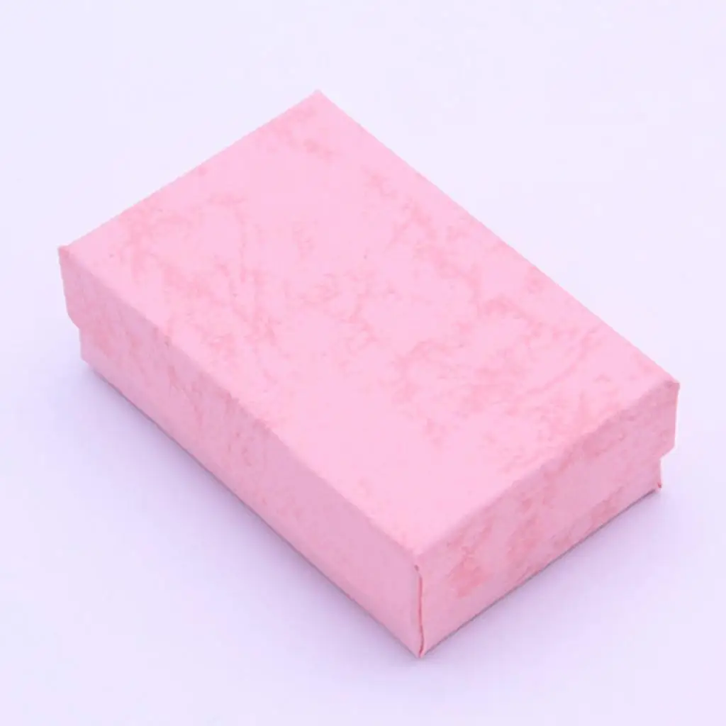 صناديق هدايا من الورق المقوى للمجوهرات ، حامل الخاتم ، مجموعة منظم الحالات #4