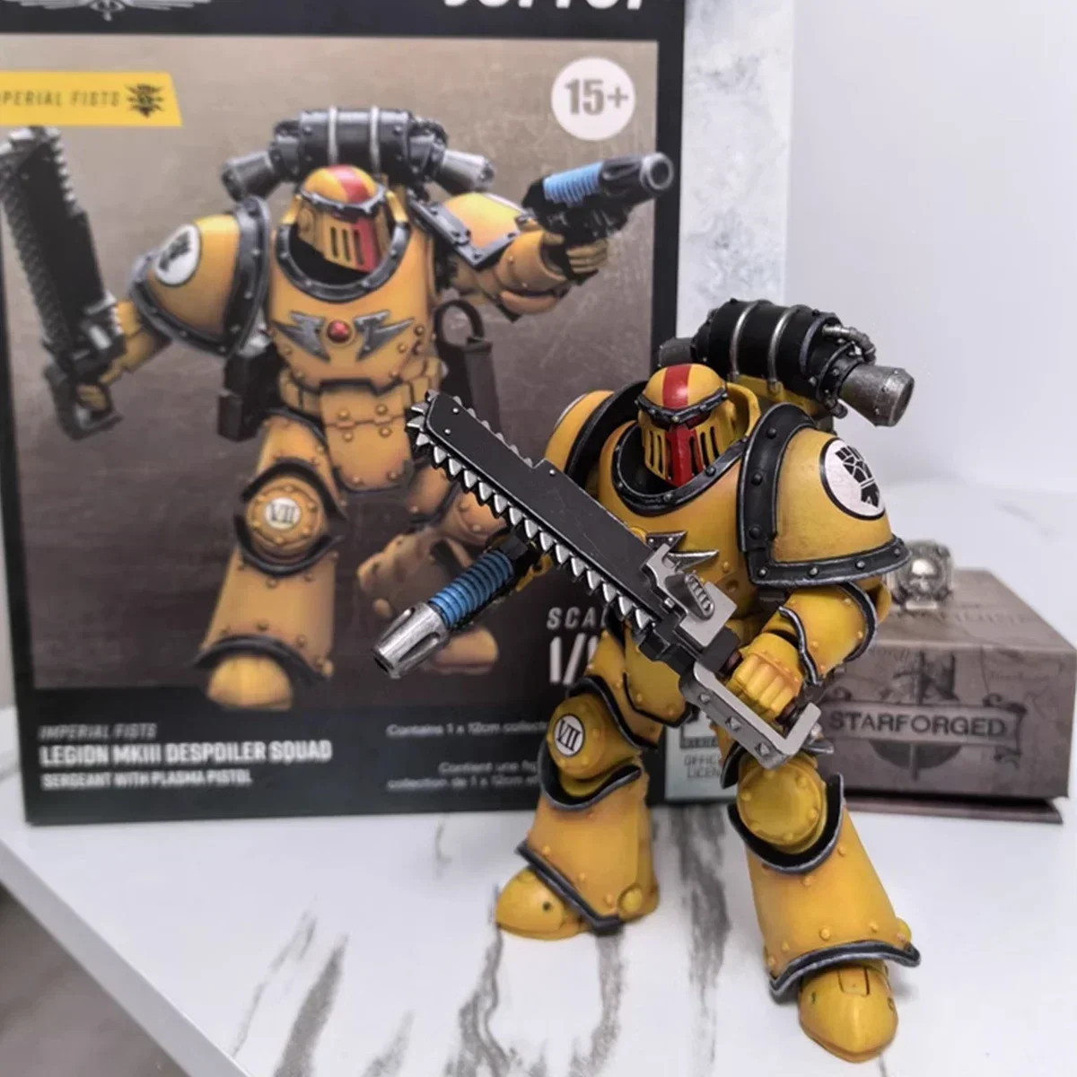 Joy Toy Warhammer The Horus Heresy Actionfigur Imperial Fists Legion MkIII Despoiler Squad Joint Bewegliche Figur Modellspielzeug