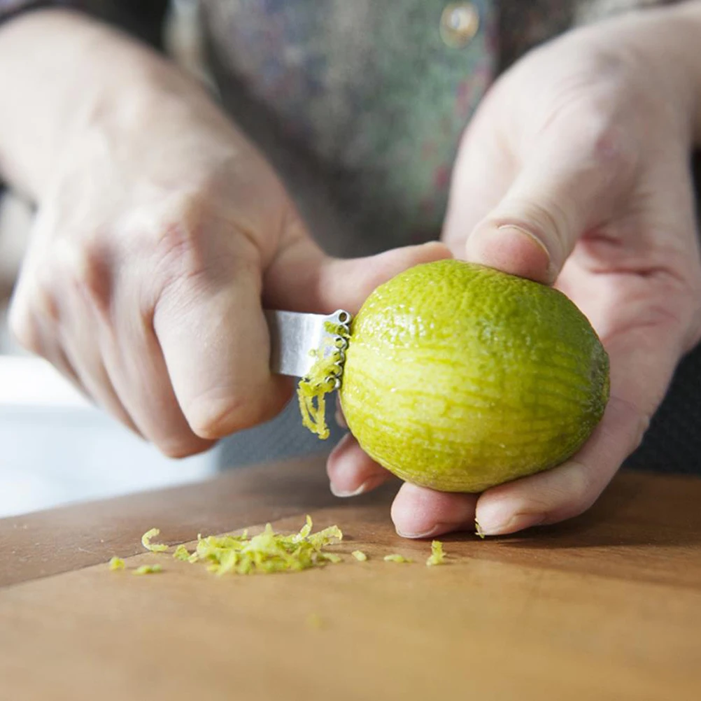 

Stainless Steel Lemon Peeler Five Hole Citrus Zester Fast Easy Peeling Tool for Home Kitchen Fruit Zester Peeler Orange