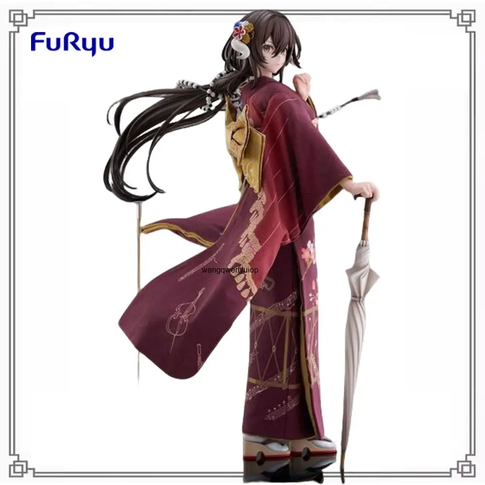 100% in Stock Original FuRyu F:Nex Azur Lane Mikasa Beauty in Indigo Ver. Nihon Ningyou Model Decoration Garage Kit Anime Figure