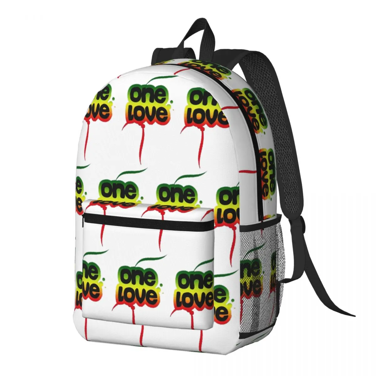 

Bob Marley One Love Backpack Daypack Large Capacity Children BookBag School Bag Shoulder Bags for Men Women