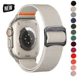 For Apple Watch Ultra Band 49mm 46mm 44mm 45mm 42mm 40mm 41mm Nylon Trail Sport Bracelet IWatch Series 10 9 7 8 7 6 5 Se Straps