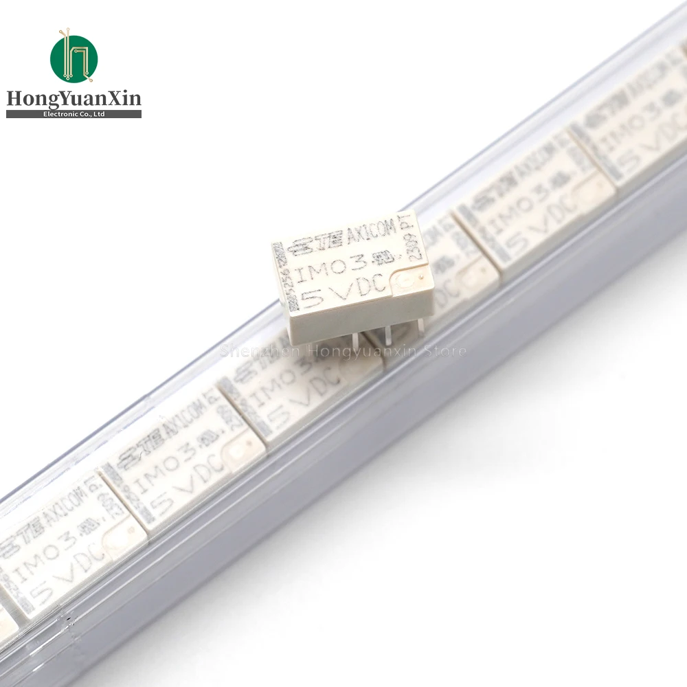 Novo relé de sinal original im03ts, im03-5vdc, dois abertos, dois fechados, dpdt (2-form c), com furo (2-form), com furo, dip8 pin, 2a, 5v