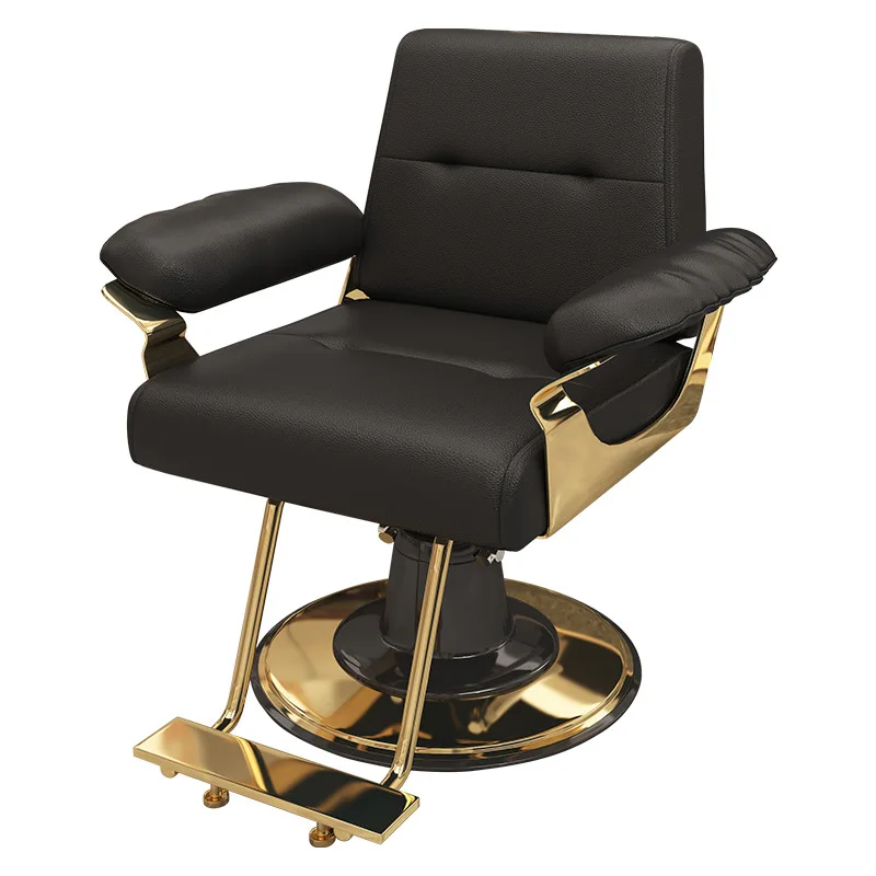 -For  New Barber Shop Chair Hair Stool Hair Salon Special Lift Can Be Reclined High-end Perm and Dye Hair Chair&