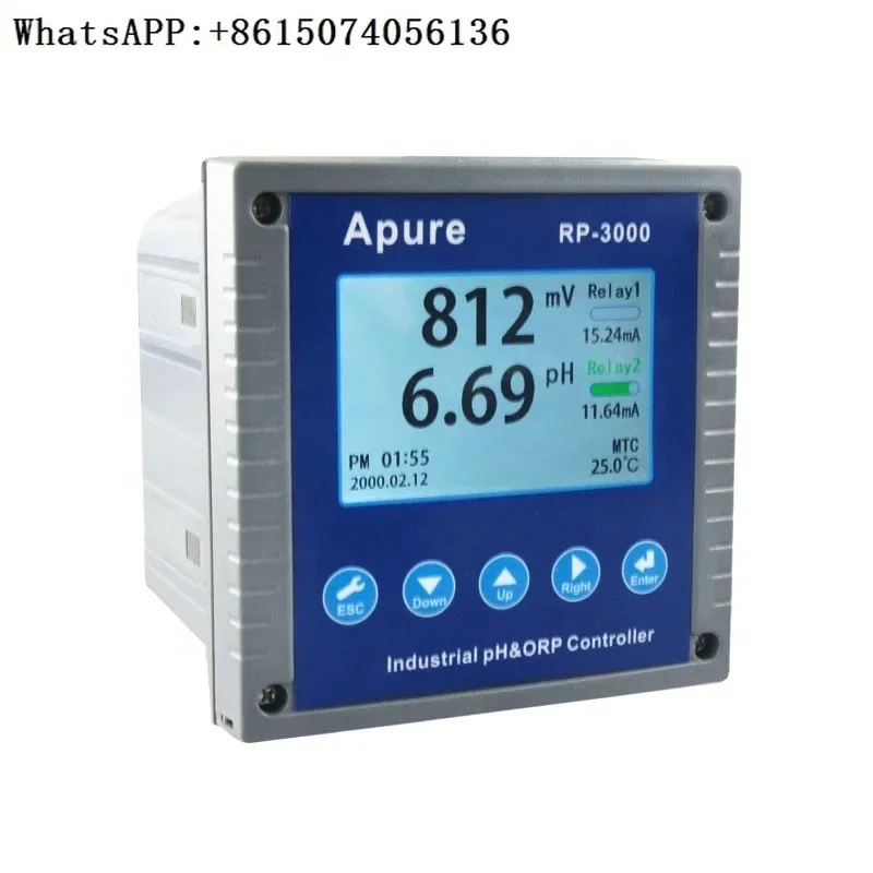 Apure 4-20ma Zwembad Water Kwaliteit Tester Automatische Digitale Ph En Orp Meter Controller