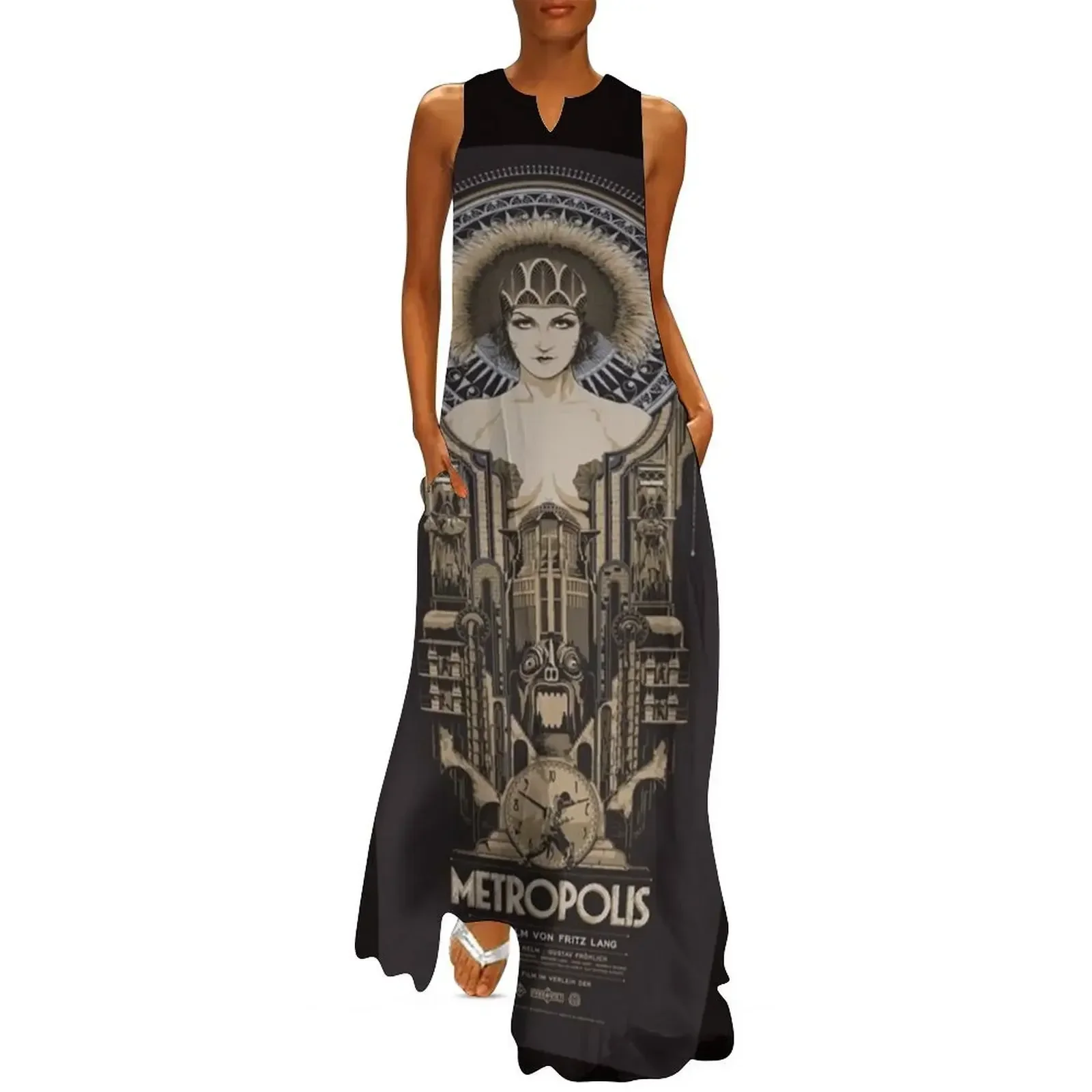 

Metropolis 1927 Long Dress prom clothes women party dresses women's evening dresses dress women summer Dress