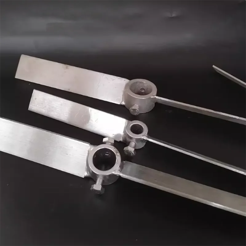 Stainless steel one-shaped rotating mixing paddle blade vertical dosing barrel device mixer/mixer shaft spiral blade