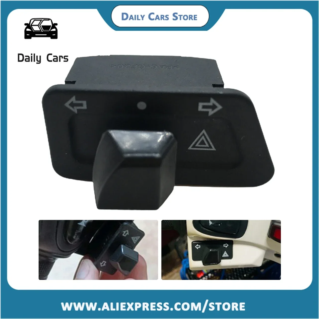 

Motorcycle Accessories Modified 5061-B Double Flash Switch Turn Signal Switch Flash Light Turn Signal Starter Plastic Nylon PA6