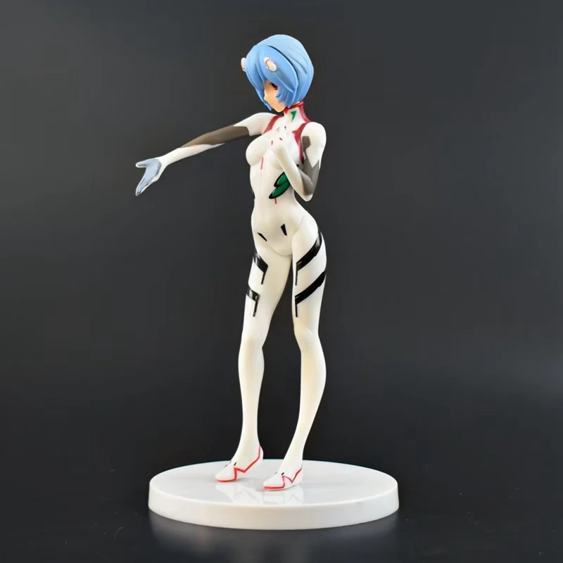 18cm Neon Genesis Evangelion Anime Figure EVA Short Hair Rei Ayanami Action Figure Asuka Figurine PVC Collection Model Doll Toys