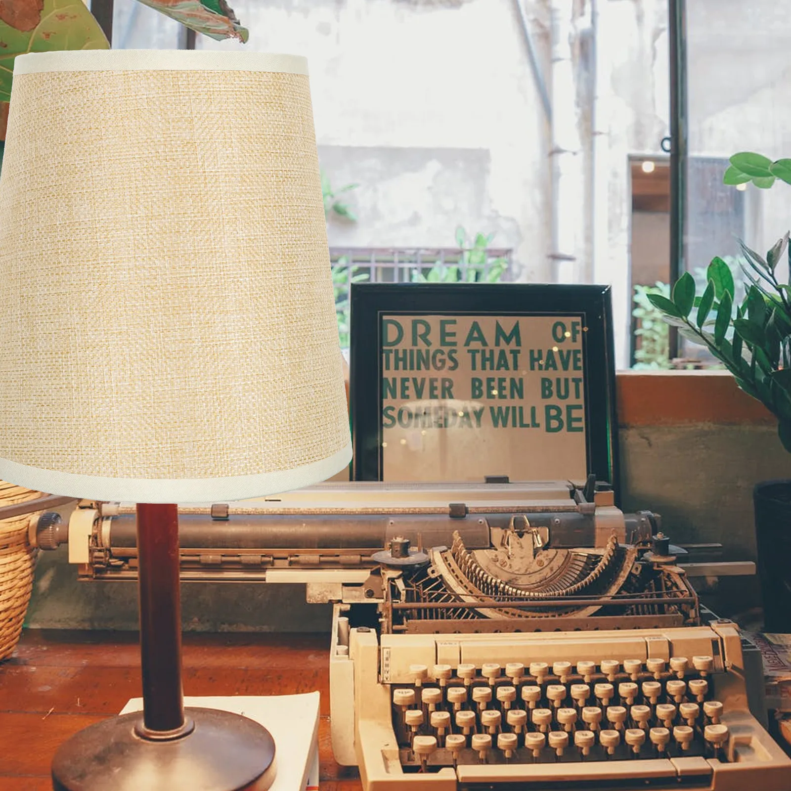Versatile Cloth Art Lamp Chimney Lampshade Simple Light Shade Home Table Lamp Accessory