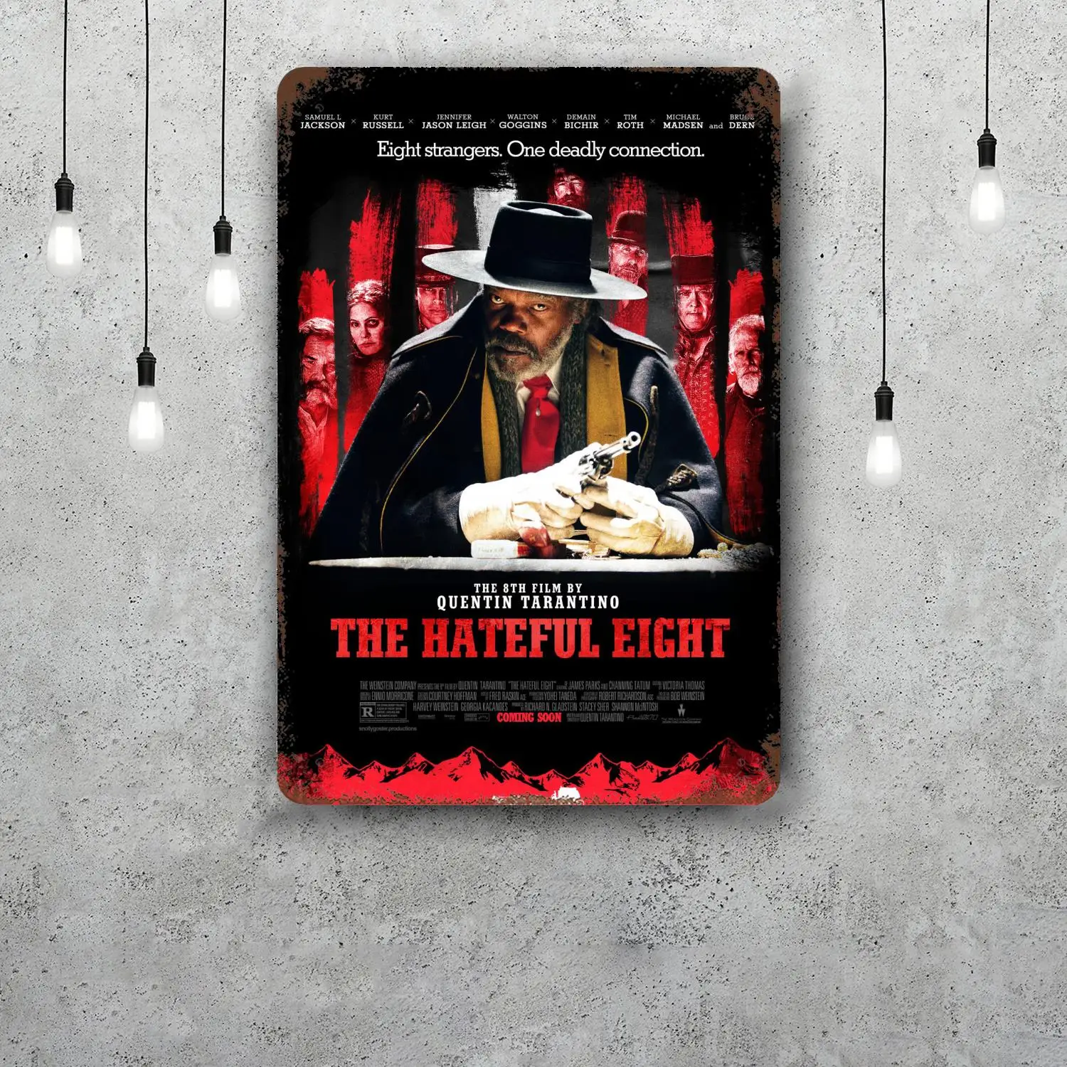 hateful eight movie Vintage Metal Tin Signs Posters Decor Retro Metal Plaque Wall Art Decor for Garage Bar