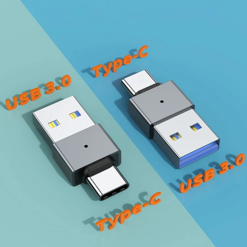 Универсальный адаптер USB 3,0 «папа»-«папа» Type C «папа», 1 шт.