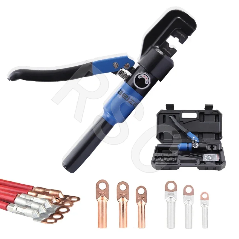 

Hydraulic Crimping Tool Cable Lug Crimper Plier Hydraulic Compression Tool YQK-70 4-70mm² Pressure 6T