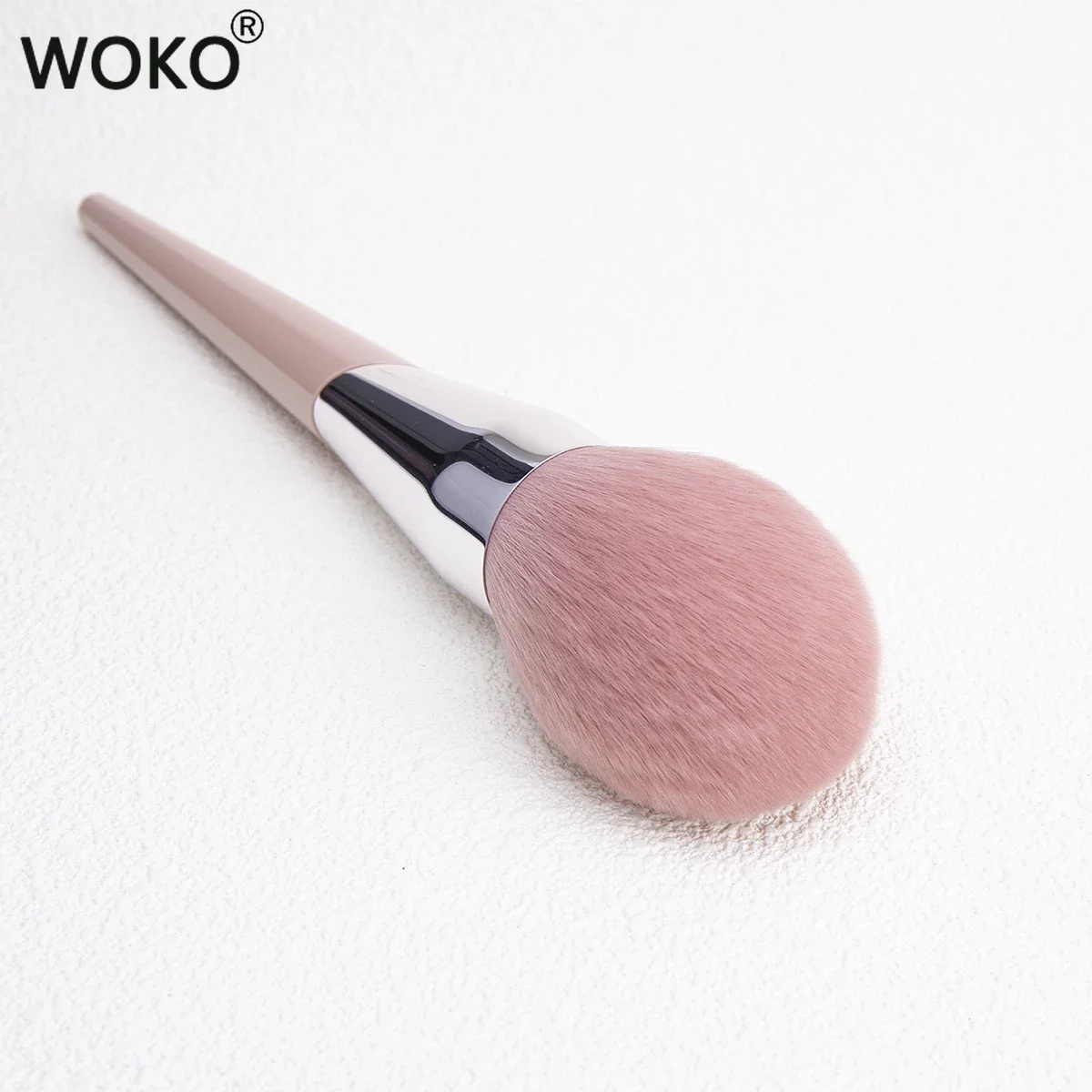 100# Large Powder Make Up Brush Big Powder Bronzer Brush Fluffy Pink Synthetic Hair Face Contour Bronzer Powder Makeup Tool