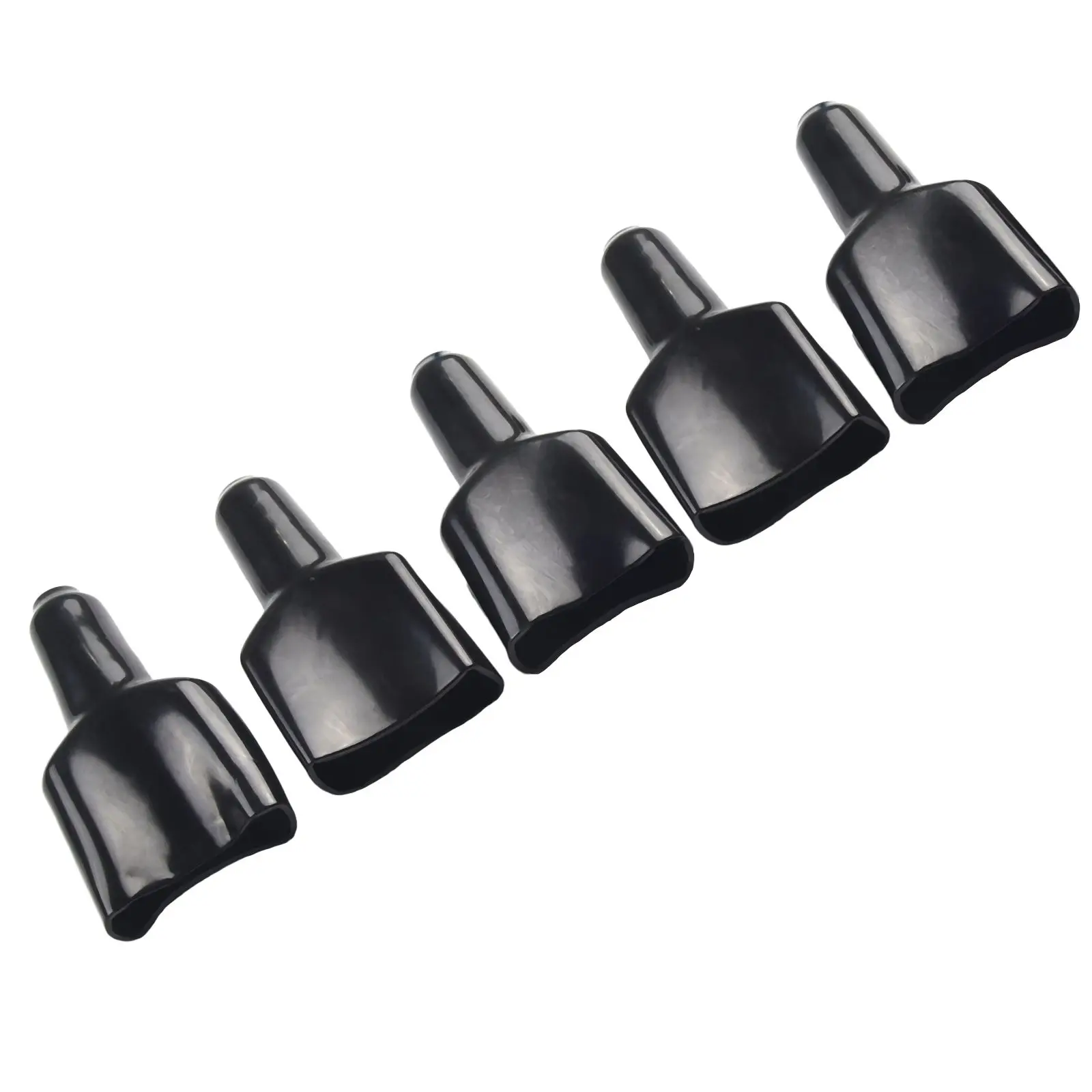 Pack of 10 Black Dustproof Sheaths for 50A For Anderson Connectors Suitable for Refrigerators and Battery Boxes