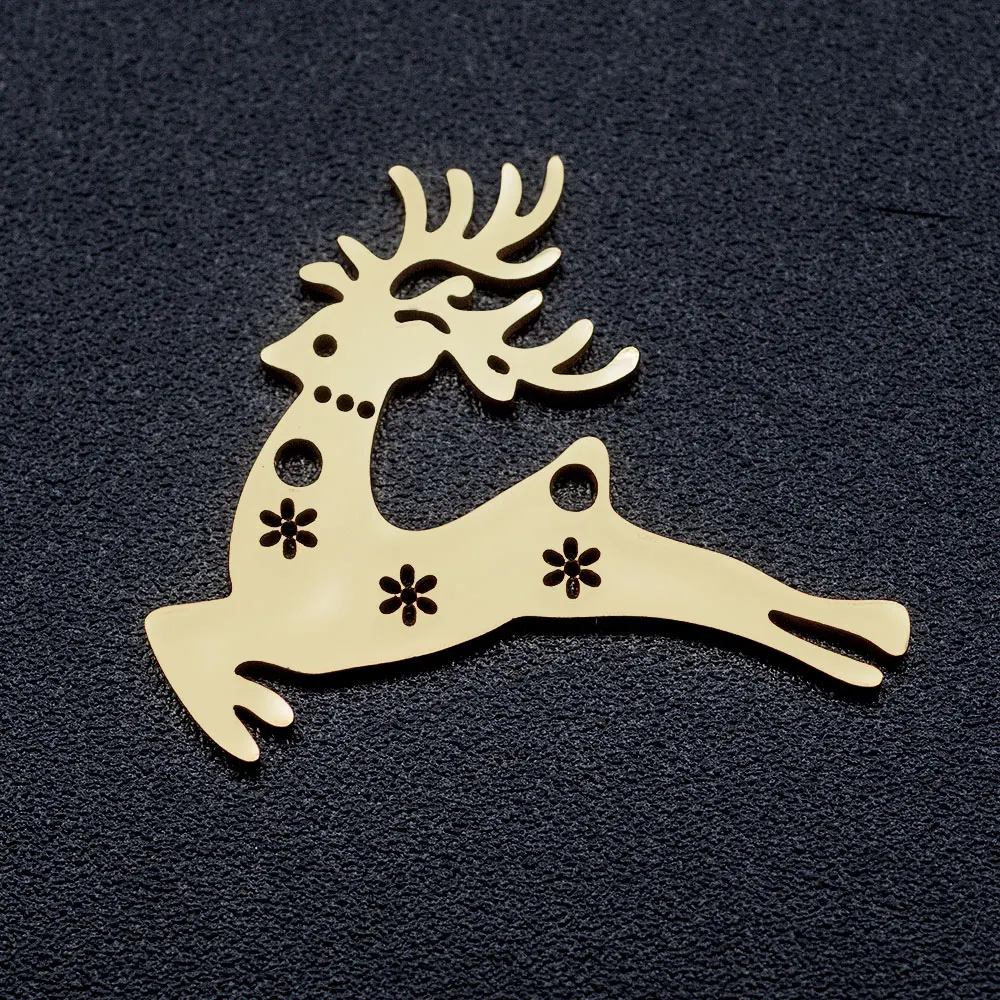 10pcs/lot 316L Stainless Steel Heart Tree of Life DIY Connector Charm Wholesale OEM Order Accepted Factory Direct Selling
