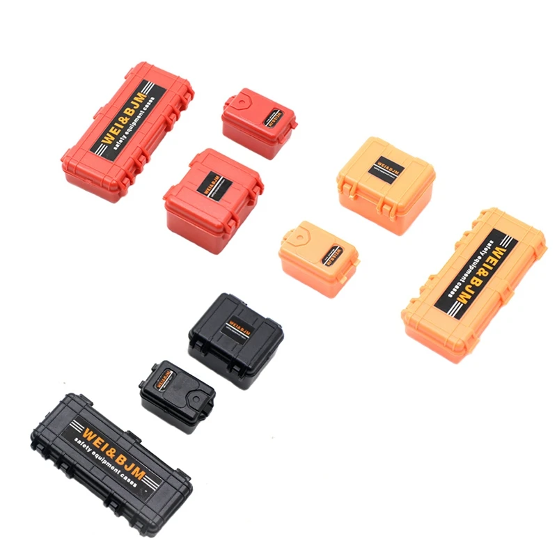 Scale Mini Storage Box Equipment Case Decoration Accessory For 1/18 1/24 RC Crawler Car Axial SCX24 FCX24 Enduro24