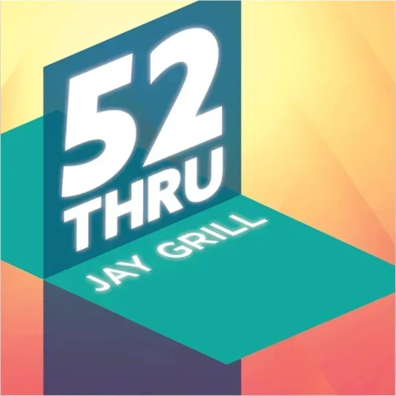 

52 Thru By Jay Grill Card Magic Tricks Deck Penetration Close up Magic Magia Magie Magicians Prop Accessory Illusion Gimmick