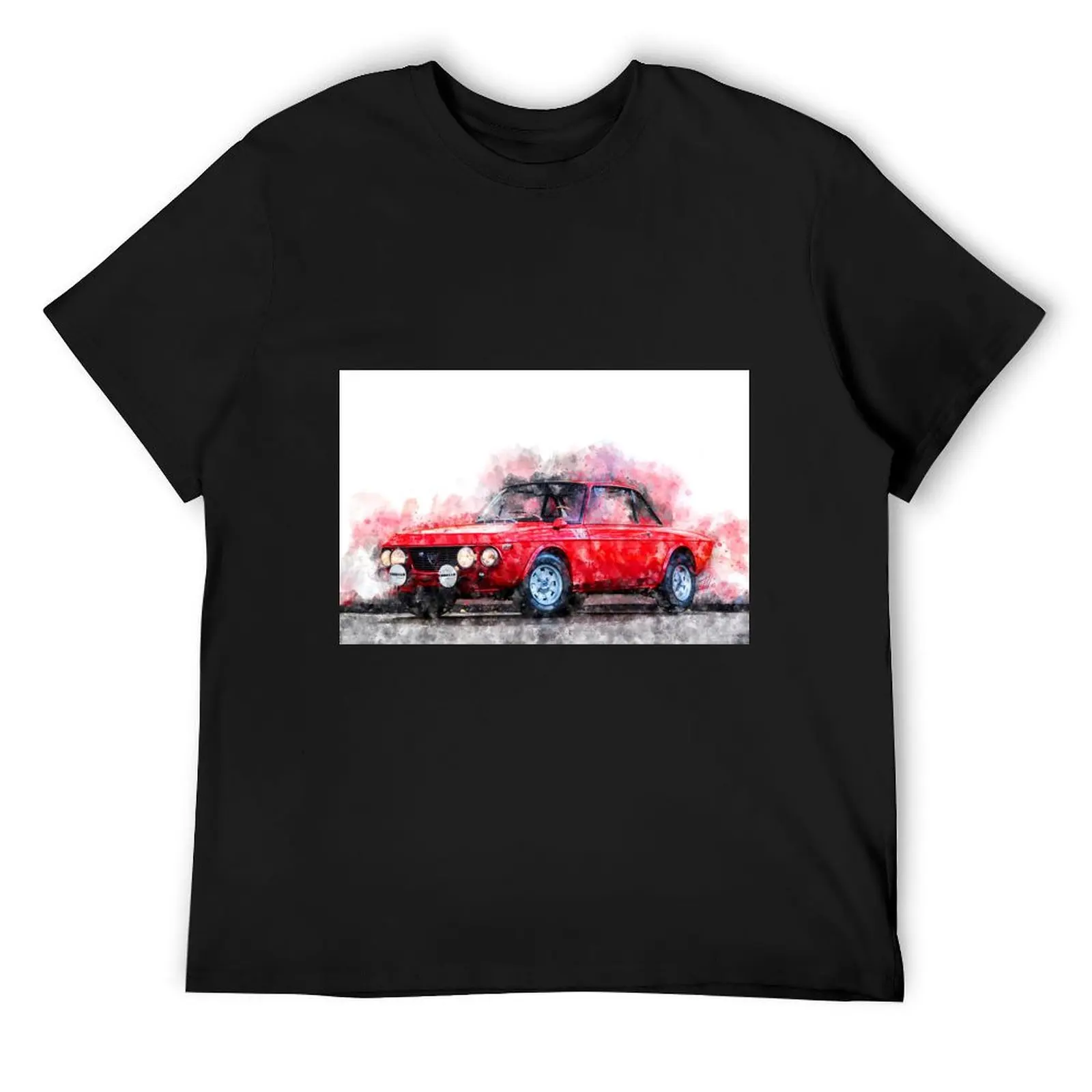 

Lancia Fulvia HF T-Shirt quick-drying man t shirt Luxury man clothes for men