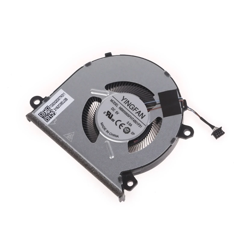 مروحة تبريد وحدة المعالجة المركزية الأصلية لـ ThunderRobot 911Air 911 Air 0FL0F0000H FCN4INLAFAST003A DC5V 0.5A مبرد المحمول