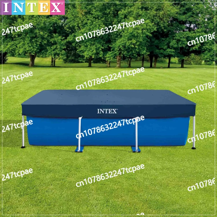 Portapeques cuadrado INTEX, cubierta para piscina, cubierta cuadrada para piscina, cubierta antipolvo, lluvia, engrosada