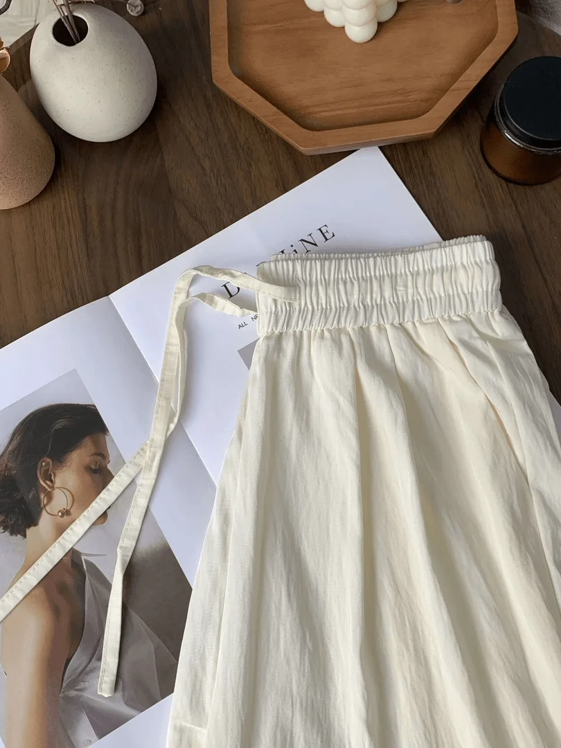 بنطلون كتان واسع الساق للرجال صيفي CleanFit Preppy Sle فضفاض مريح بقص مستقيم عالي الخصر بنطلون كاجوال قابل للتنفس #3