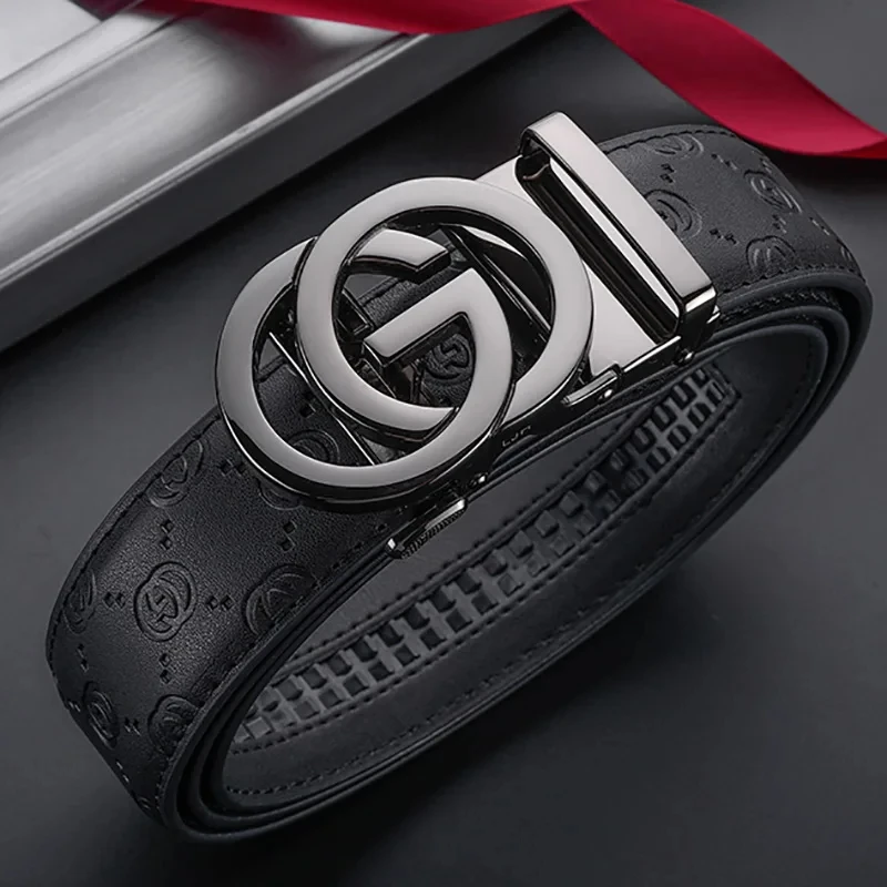 Men's Automatic Buckle Strap, Multifunctional Business, Fashionable Choice for Middle-Aged and Young People