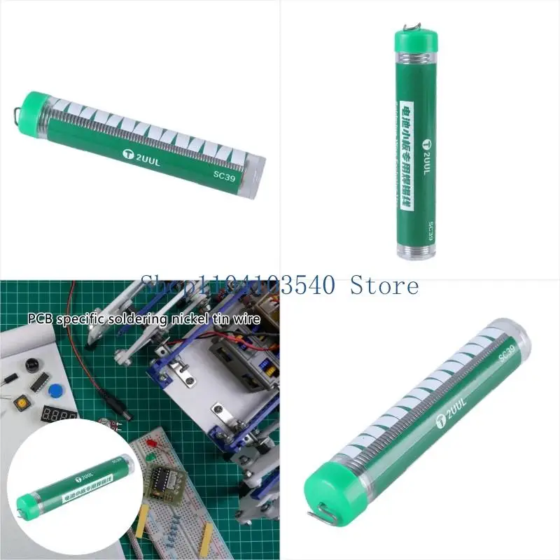 

02DC Soldering Wire for Phone Battery Metal Board 0.8mmx3.0m Soldering Repair Tool